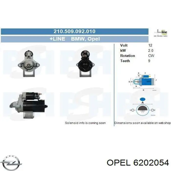 6202054 Opel