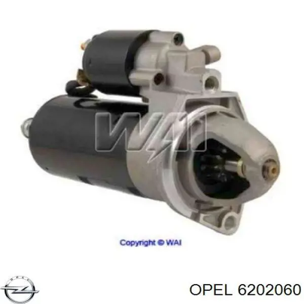 6202060 Opel motor de arranque