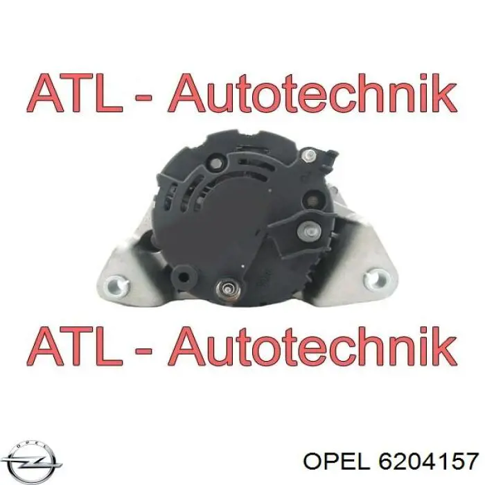 6204157 Opel alternador