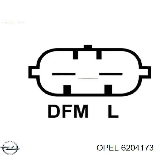 Alternador del motor Opel 6204173 precio, desde 69,70 EUR