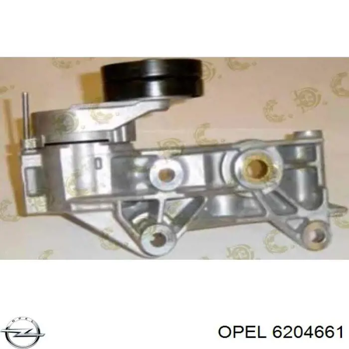 6204661 Opel tensor de correa, correa poli v