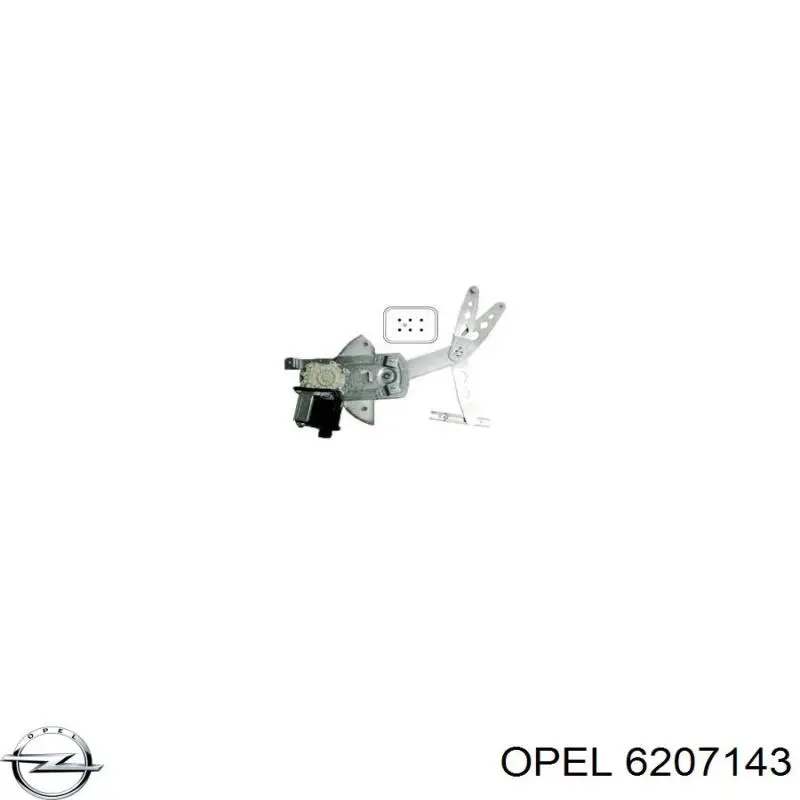Comprar 6207143 Opel Motor ventanilla coche, puerta delantera izquierda