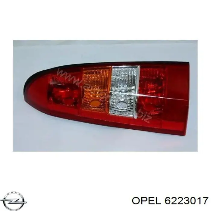 6223017 Opel piloto posterior izquierdo