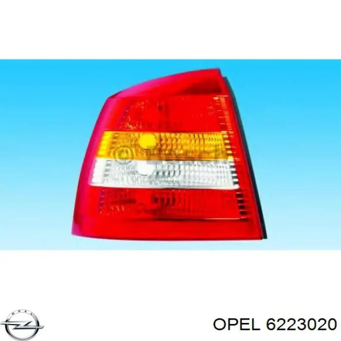 Comprar 6223020 Opel Piloto trasero derecho