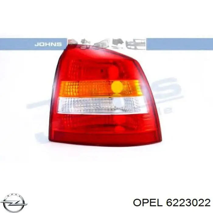 6223022 Opel piloto posterior derecho