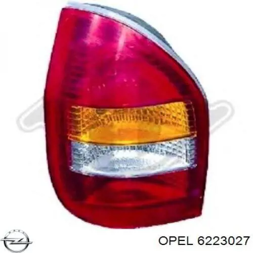 6223027 Fiat/Alfa/Lancia piloto posterior izquierdo