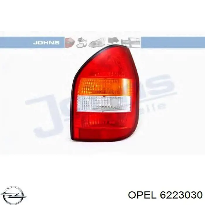 Comprar 6223030 Opel Piloto trasero derecho