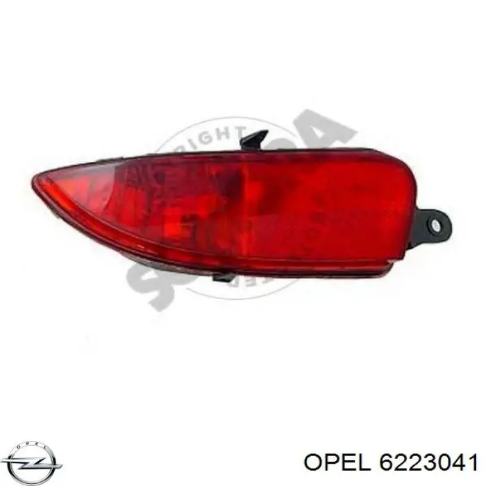 6223041 Opel faro antiniebla izquierdo