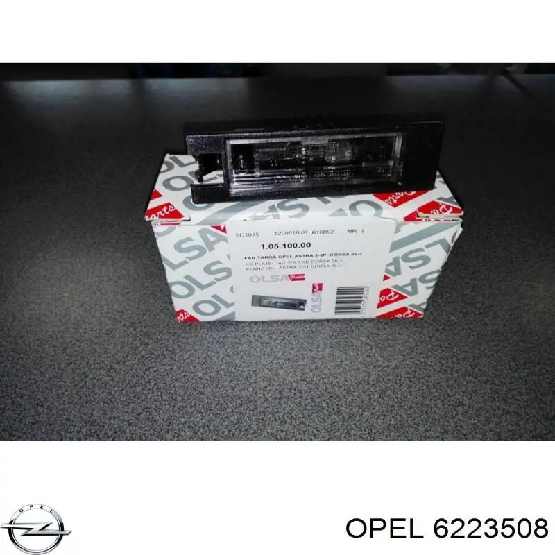 Comprar 6223508 Opel Luz matricula