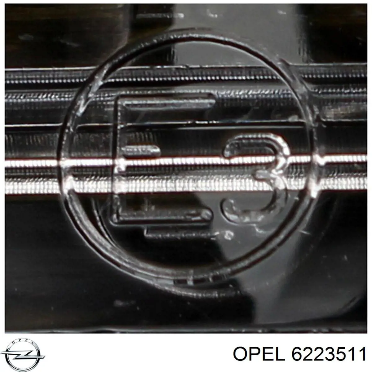 6223511 Opel Luz de matricula