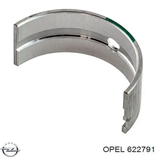 622791 Opel juego de cojinetes de biela, cota de reparación +0,50 mm