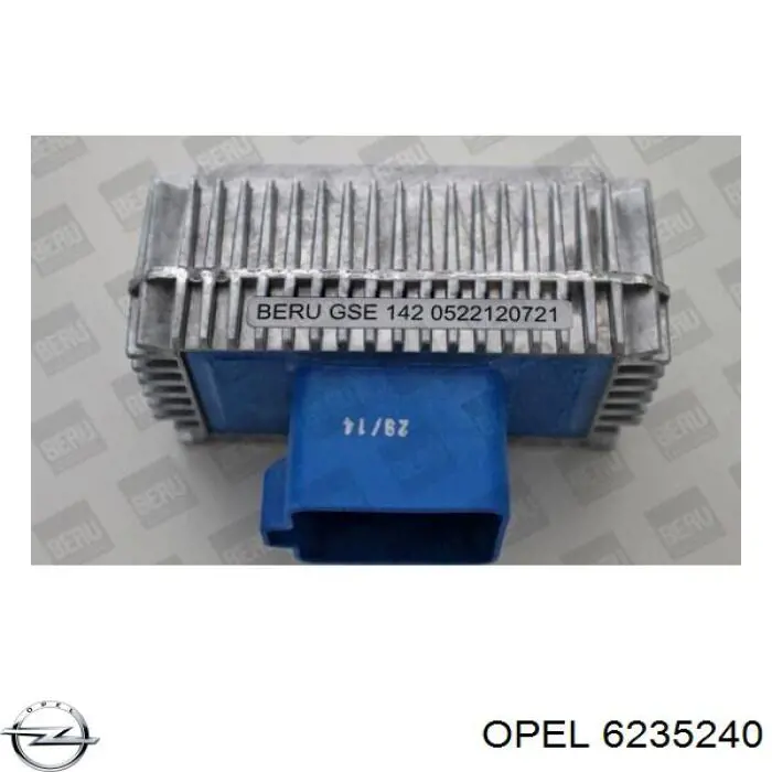 Relé de bujía de precalentamiento Opel 6235240 precio, desde 46,46 EUR