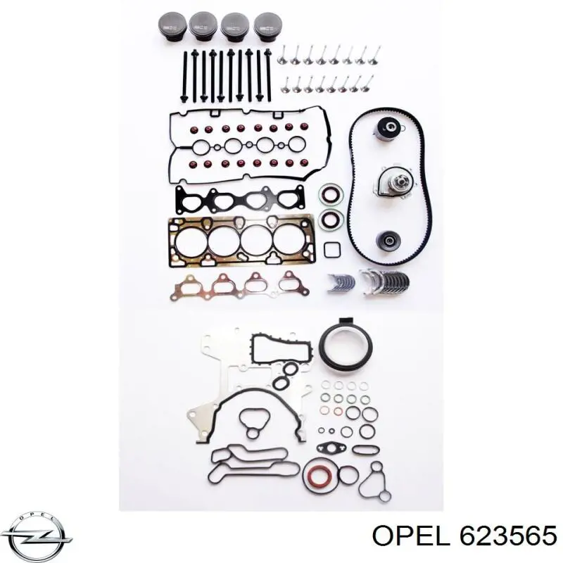 623565 Opel pistón