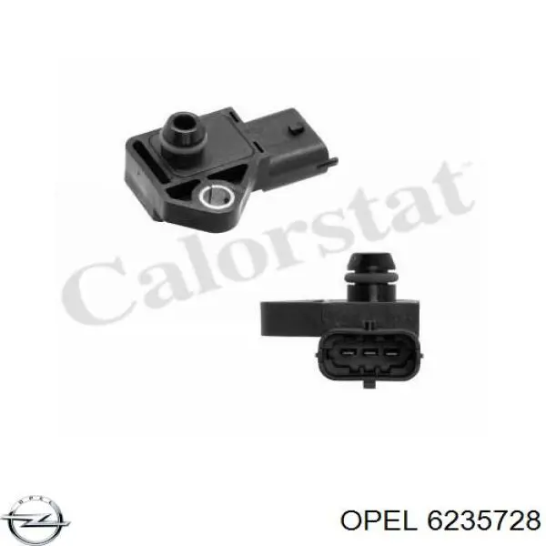 6235728 Opel sensor de presion del colector de admision