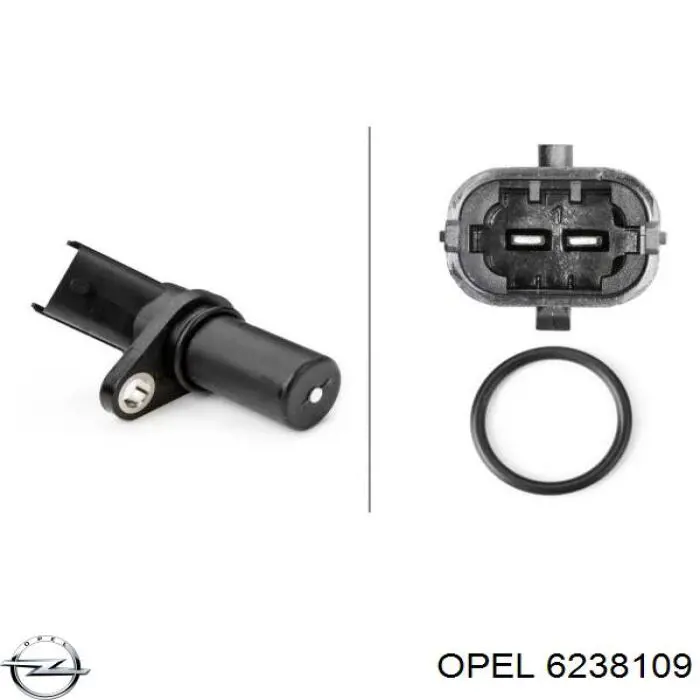 Sensor de cigüeñal 6238109 Opel