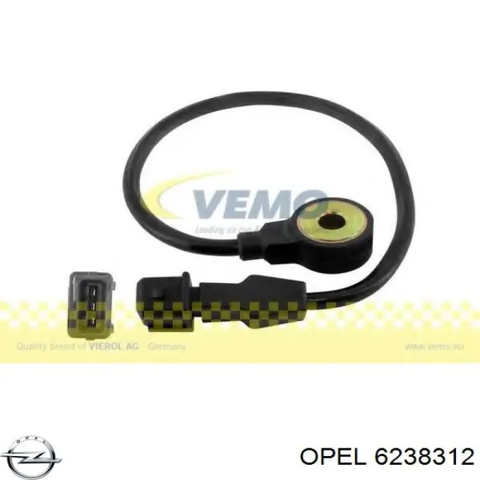 6238312 Opel sensor de detonacion