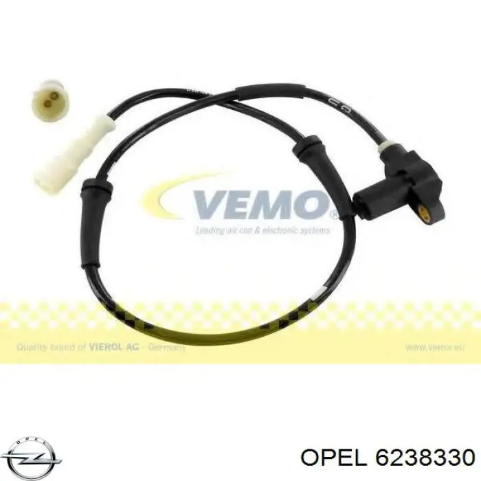 Comprar 6238330 Opel Sensor revoluciones de la rueda, delantero