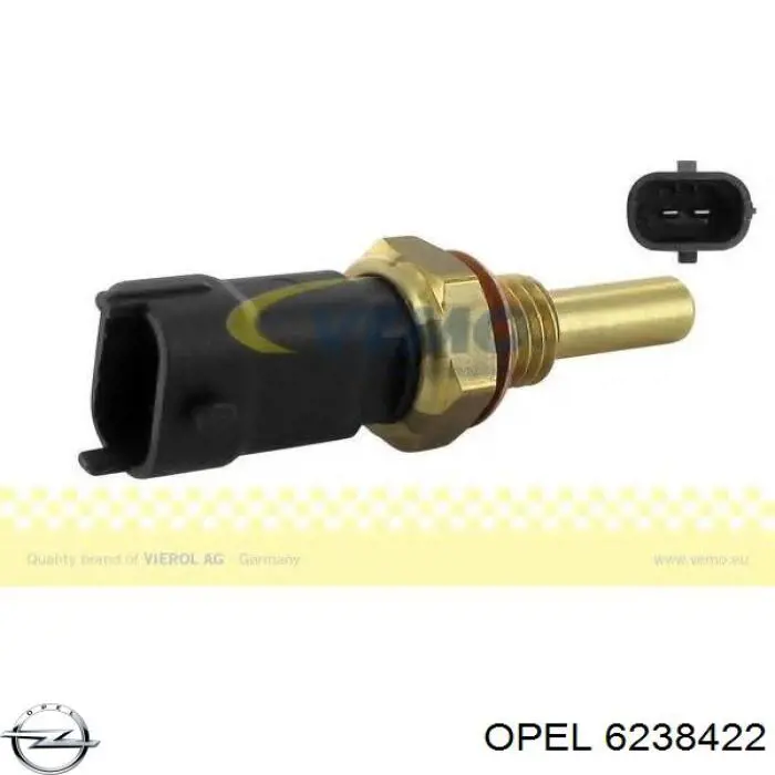 6238422 Opel sensor de temperatura del refrigerante