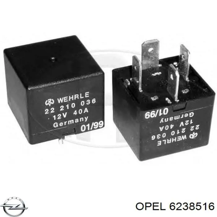 Rele ventilador habitaculo Opel 6238516 precio, desde 8,49 EUR
