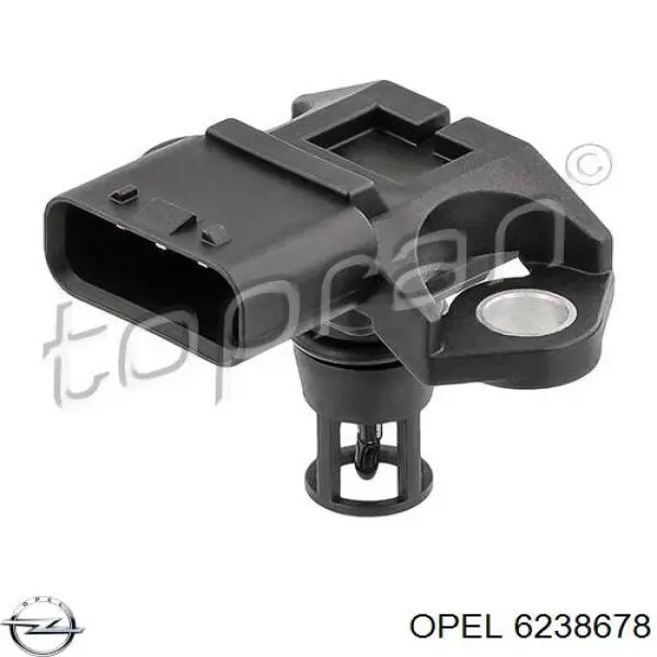 6238678 Opel sensor de presion del colector de admision