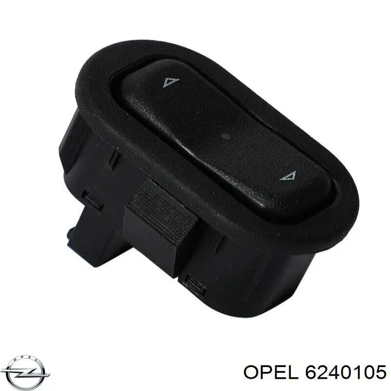 6240105 Opel botón de encendido, motor eléctrico, elevalunas, trasero