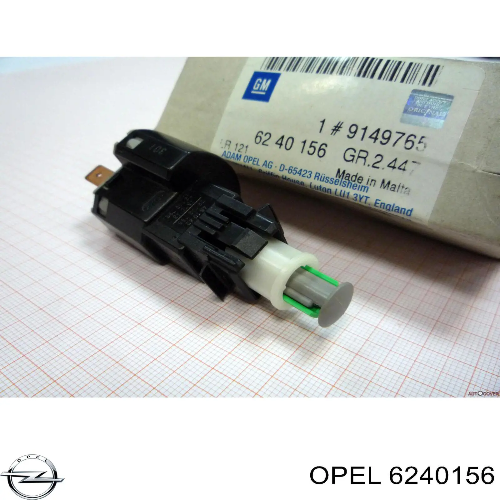 6240156 Opel interruptor luz de freno