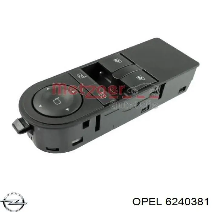 Unidad de control de elevalunas delantera izquierda Opel 6240381 precio, desde 39,95 EUR