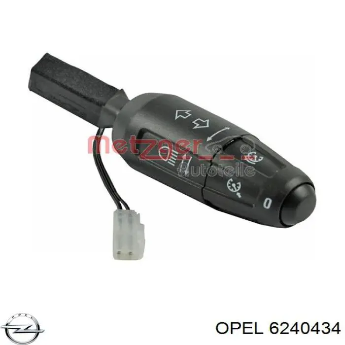 6240434 Opel Conmutador izquierdo de la columna de dirección