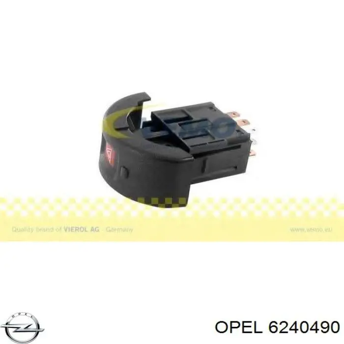 6240490 Opel boton de alarma