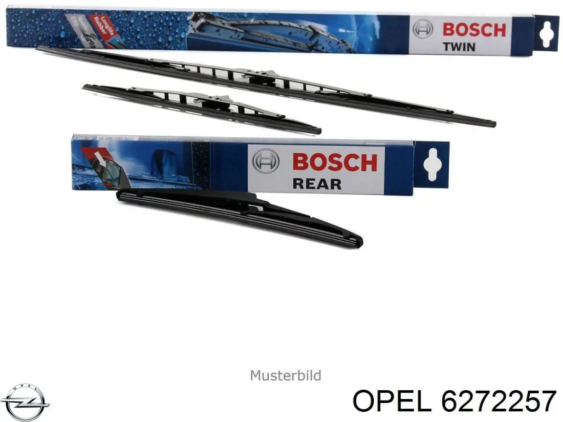 Juego de limpiaparabrisas de luna delantera, 2 piezas KIA Rio 3 UB