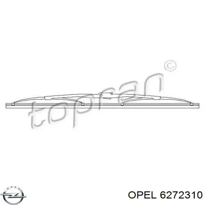 Escobillas delanteras Opel 6272310 precio, desde 23,84 EUR