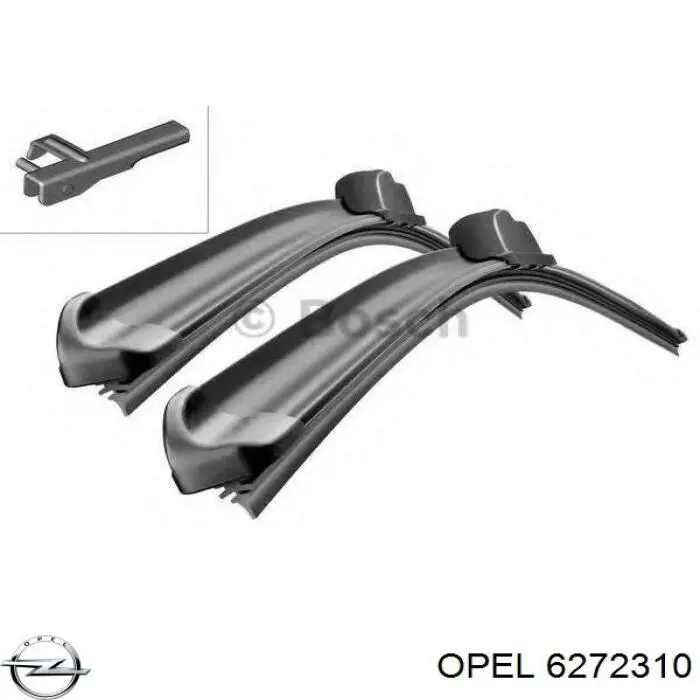 Escobillas delanteras Opel 6272310 precio, desde 23,84 EUR