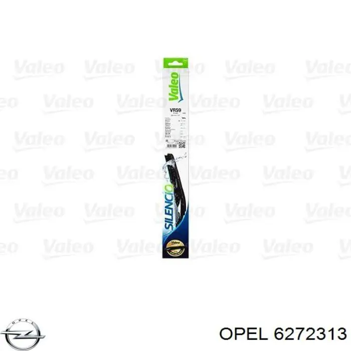 Limpiaparabrisas posterior Opel 6272313
