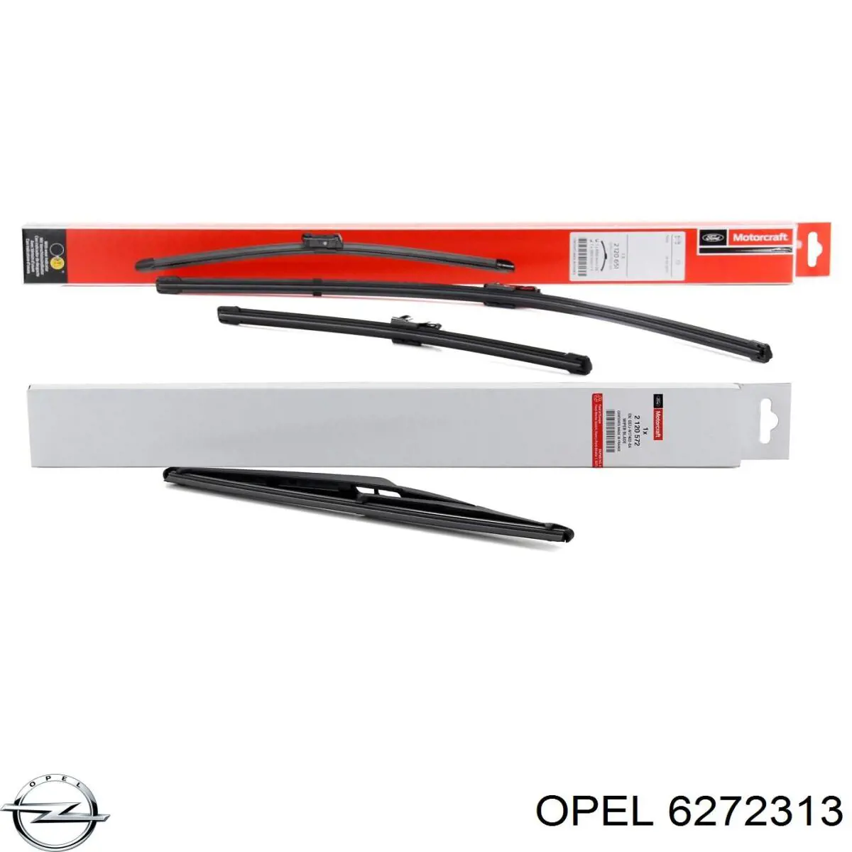 Limpiaparabrisas traseros 6272313 Opel
