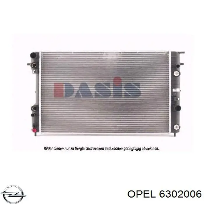 6302006 Opel radiador