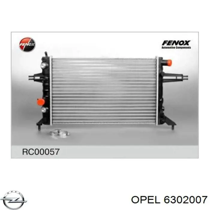 6302007 Opel radiador