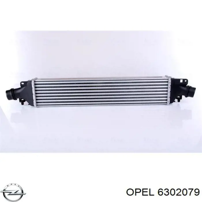 6302079 Opel radiador de aire de admisión