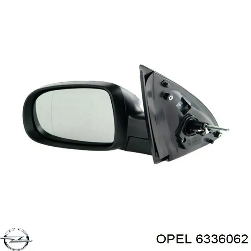 6336062 Opel brida del sistema de refrigeración (triple)