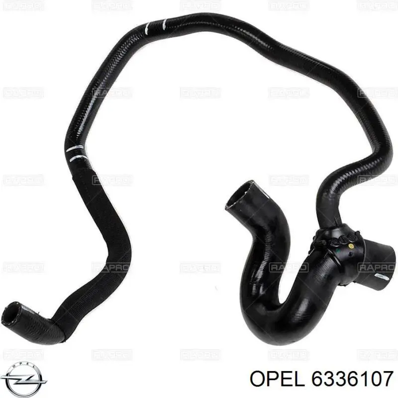 Manguera inferior del radiador Opel 6336107 precio, desde 28,27 EUR
