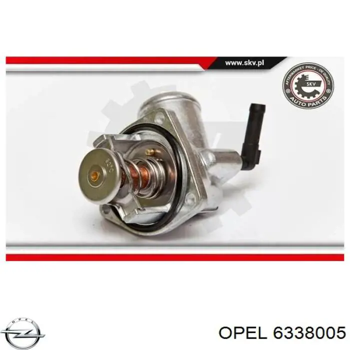 Caja termostato Opel 6338005