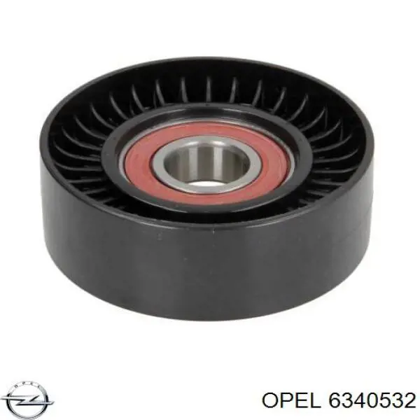 Tensor de la correa trapecial poli v Opel 6340532