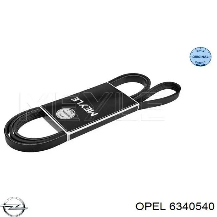 6340540 Opel correa trapezoidal