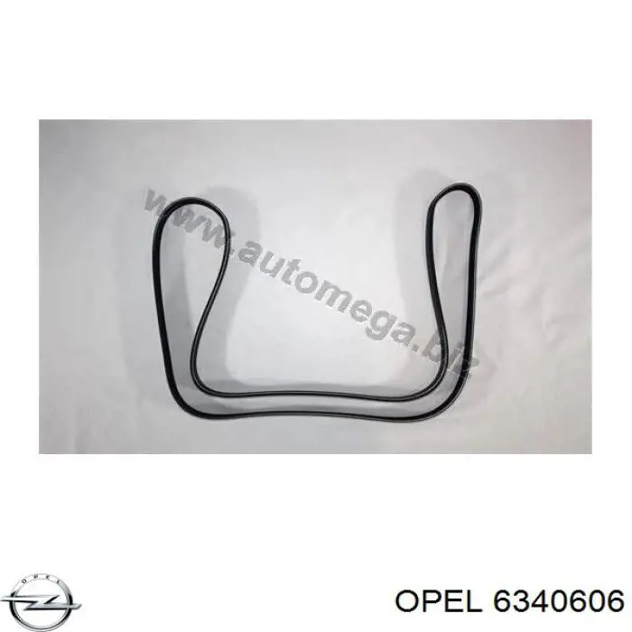 6340606 Opel correa trapezoidal