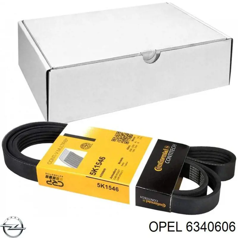Correa de transmisión trapezoidal Opel 6340606 precio, desde 17,02 EUR