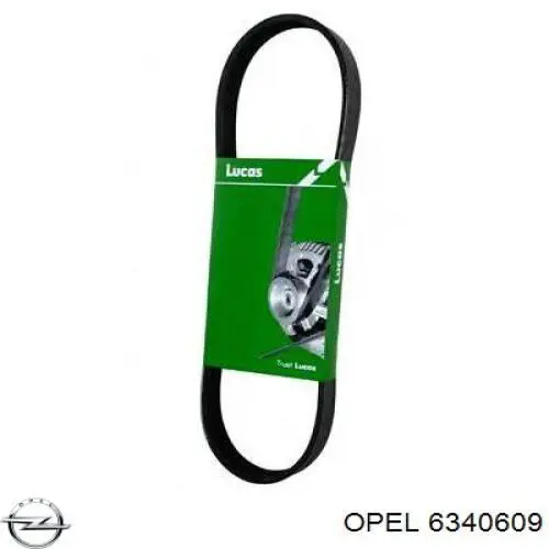 Correa de transmisión trapezoidal Opel 6340609 precio, desde 10,22 EUR