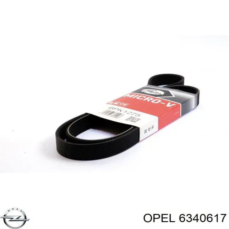 Comprar 6340617 Opel Correa trapezoidal