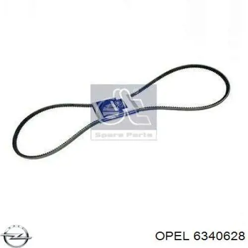 6340628 Opel correa trapezoidal