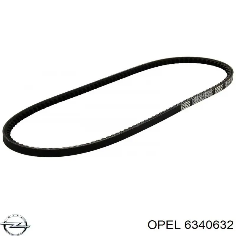 6340632 Opel correa trapezoidal