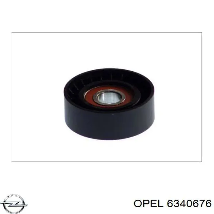 6340676 Opel tensor de correa poli v