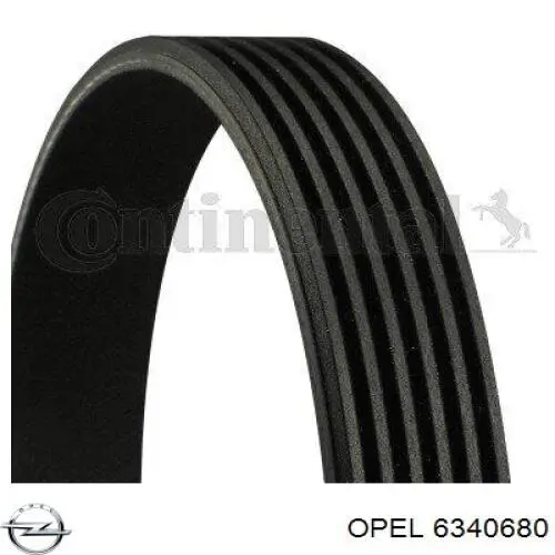 Correa de transmisión trapezoidal Opel 6340680 precio, desde 18,27 EUR